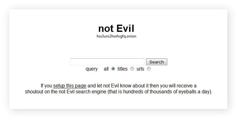 dark web search engines